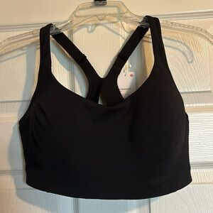 Lululemon All Powered Up black sports bra size 38D